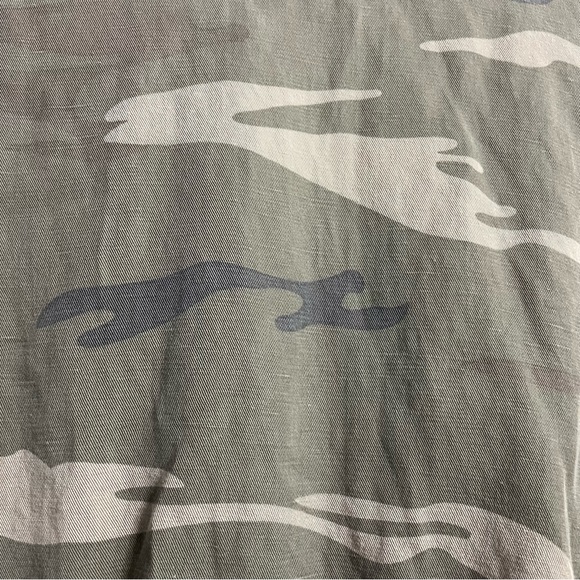 Rails Whitaker Tencel Linen Blend Camo Jacket w Faux Fur Lining Sz Medium Green - Picture 10 of 11